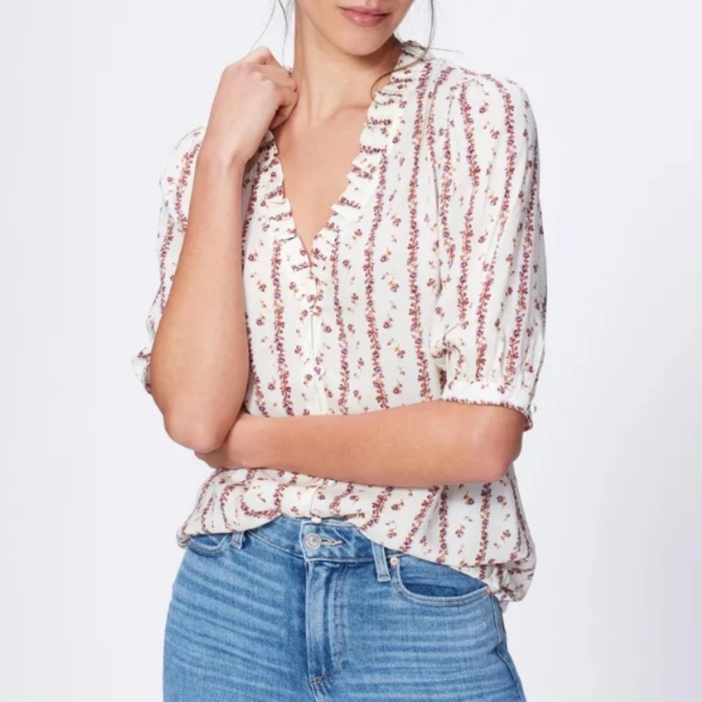 Paige floral blouse